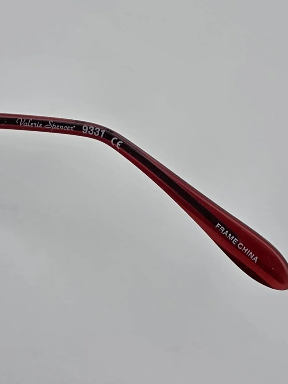 Valerie Spencer 9331 Burgundy Black Cat Eye Eyeglasses Frame w/ Case 52-16-140